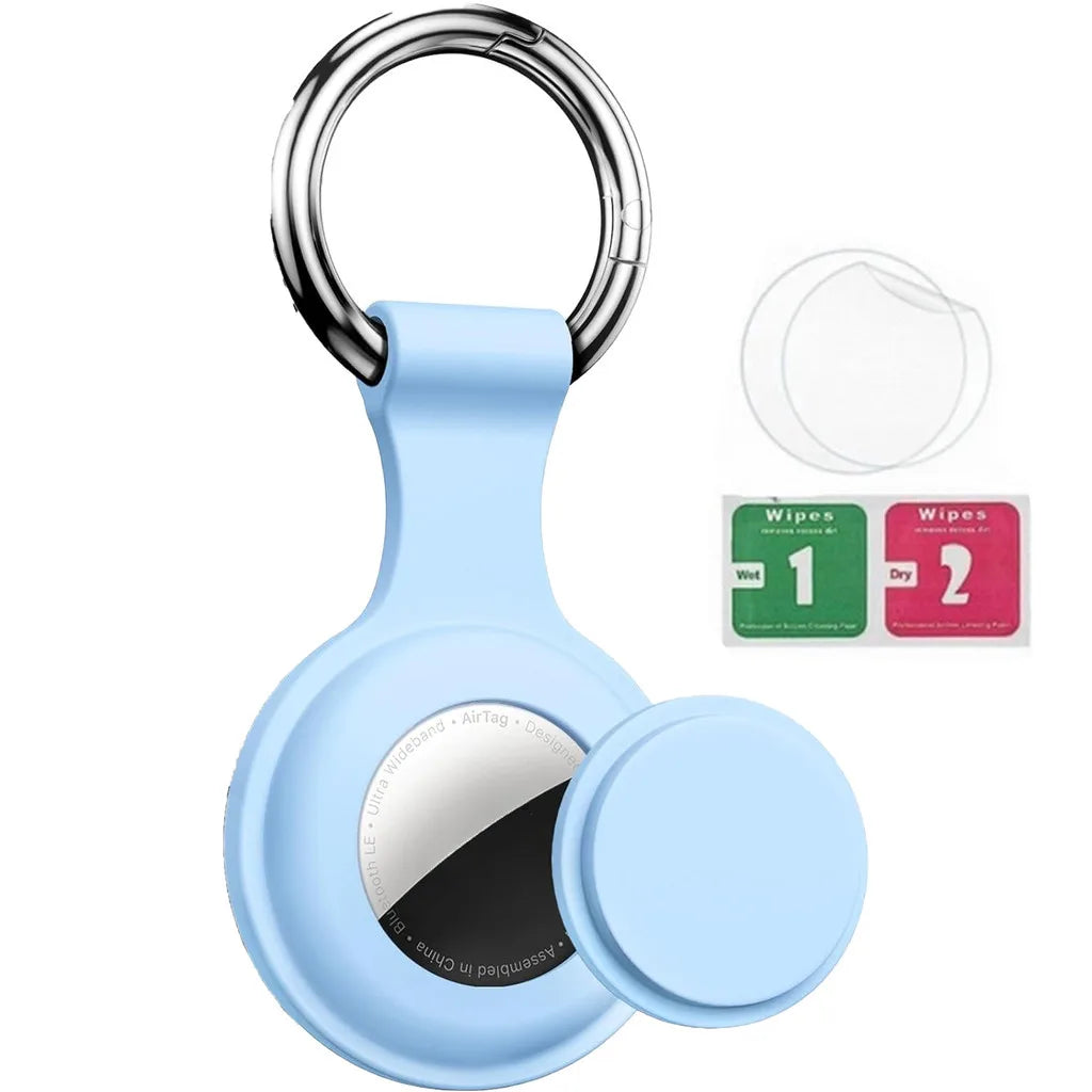 Silicone AirTag Case with Keychain