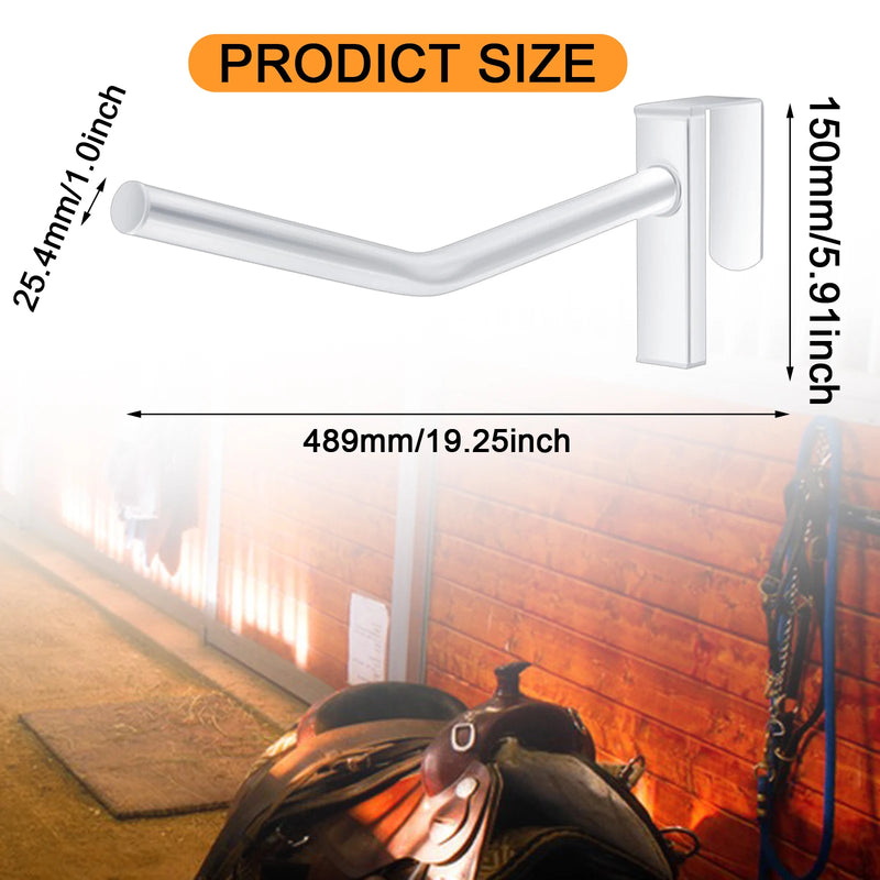 Two-Piece Saddle Rack Wall Mount for Horse Tack