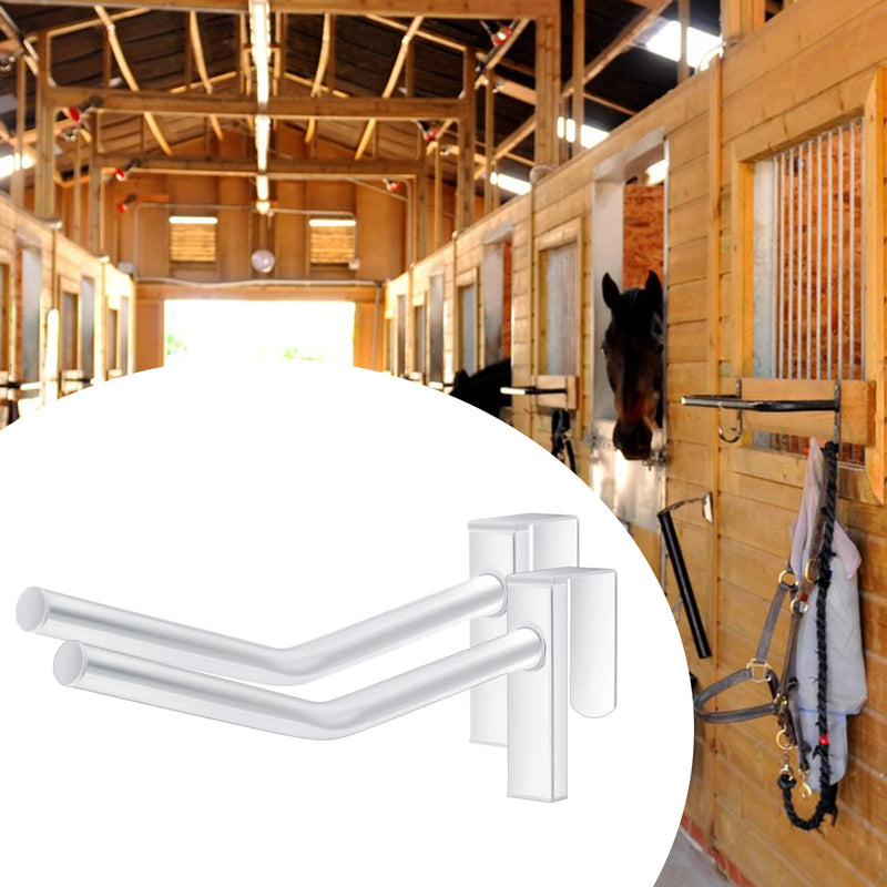 Two-Piece Saddle Rack Wall Mount for Horse Tack