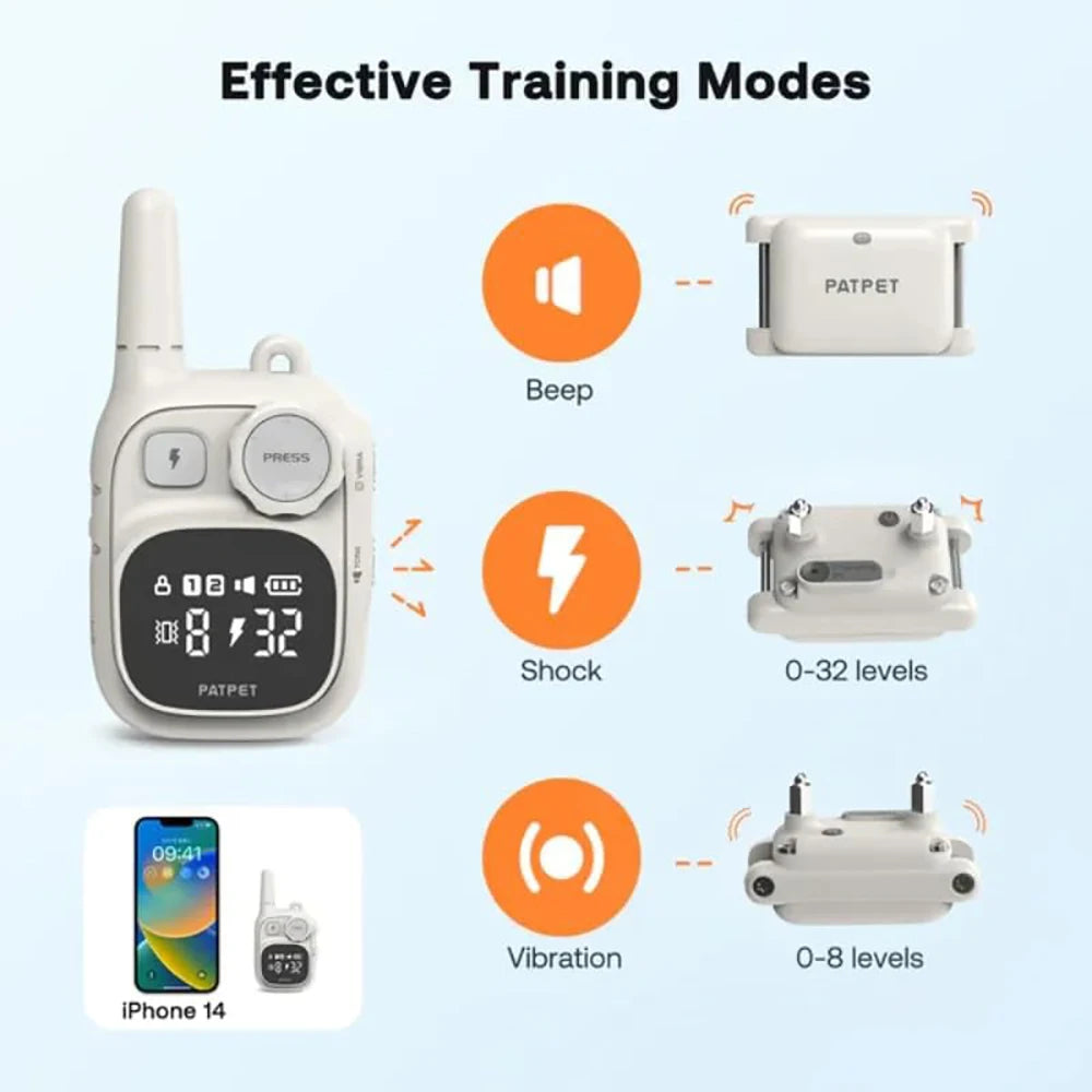 Mini Remote Dog Training Collar – Waterproof with 600m Range