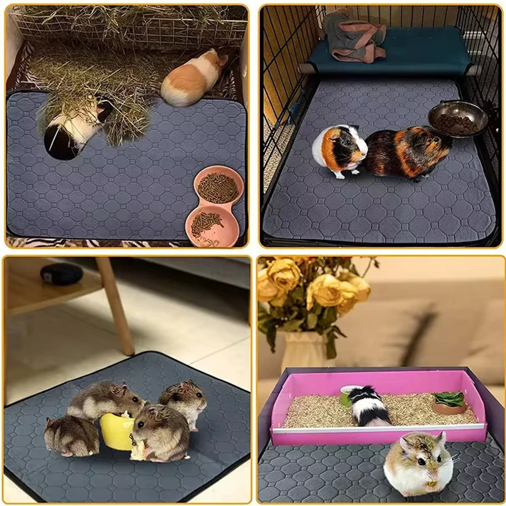 Reusable Non-Slip Guinea Pig Cage Liner Pad