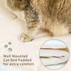 Wall-Mounted Cat Hammock Set with Climbing Shelves and Sisal Scratching Posts