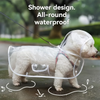 Waterproof Dog Raincoat with Harness Opening for Small & Medium Breeds