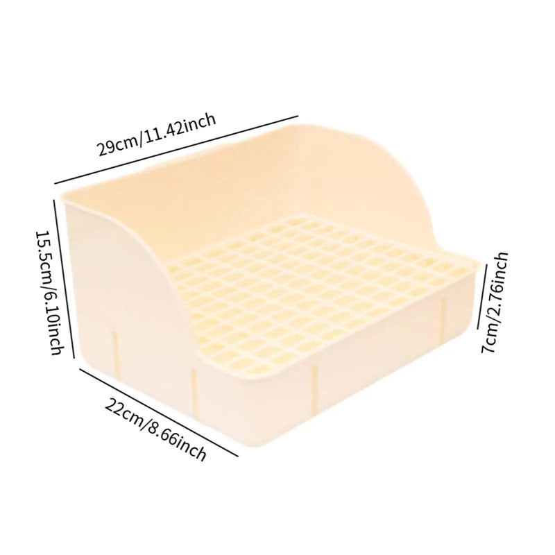 Rabbit Litter Tray Corner Toilet for Small Pets
