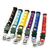 Celestial Star and Moon Cat Collar with Reflective Buckle and Bell