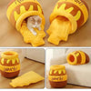 Panier pour chat style grotte douillet avec coussin amovible