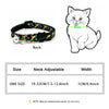 Celestial Star and Moon Cat Collar with Reflective Buckle and Bell