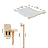Wall-Mounted Cat Hammock Set with Climbing Shelves and Sisal Scratching Posts