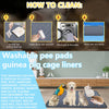 Reusable Non-Slip Guinea Pig Cage Liner Pad