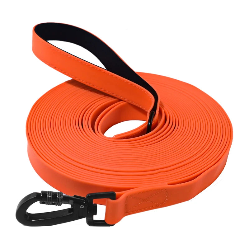 Long Waterproof Dog Training Leash with Padded Handle