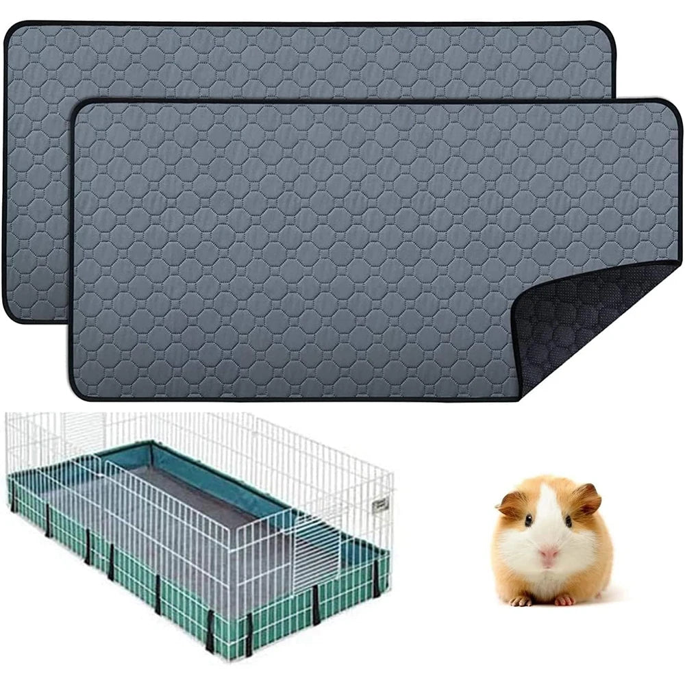 Reusable Non-Slip Guinea Pig Cage Liner Pad