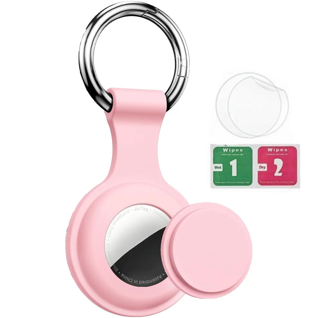 Silicone AirTag Case with Keychain