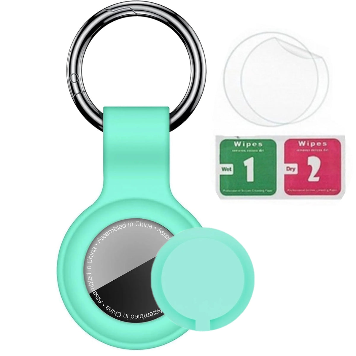 Silicone AirTag Case with Keychain