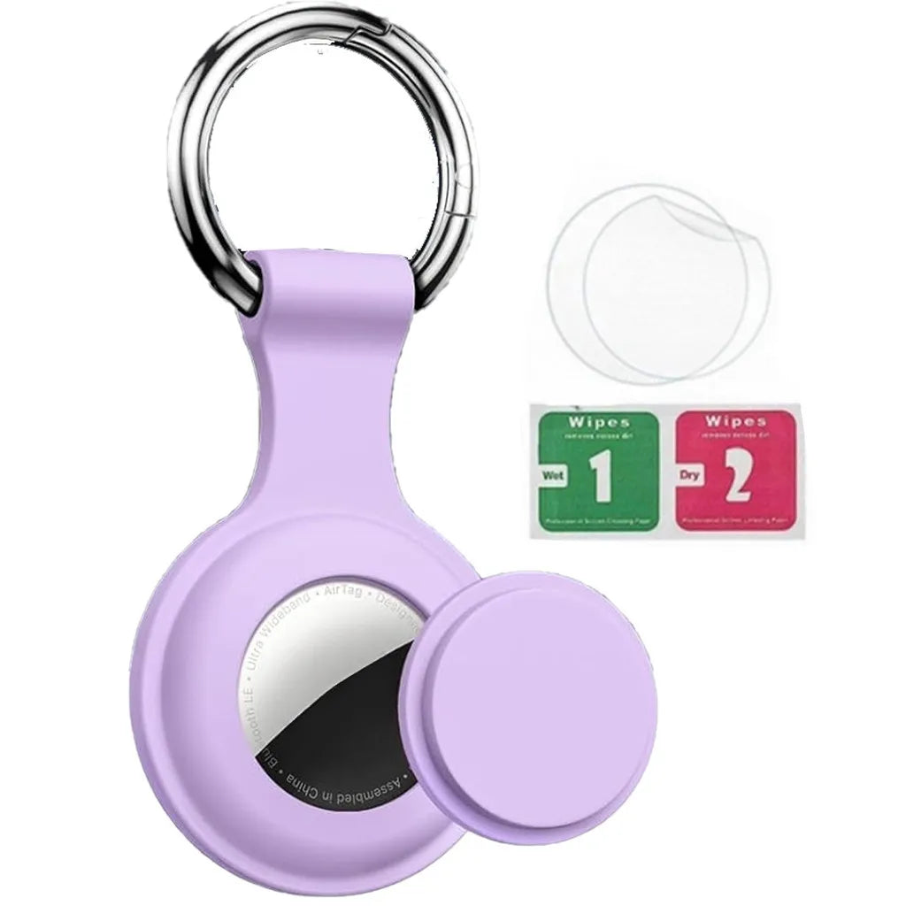 Silicone AirTag Case with Keychain