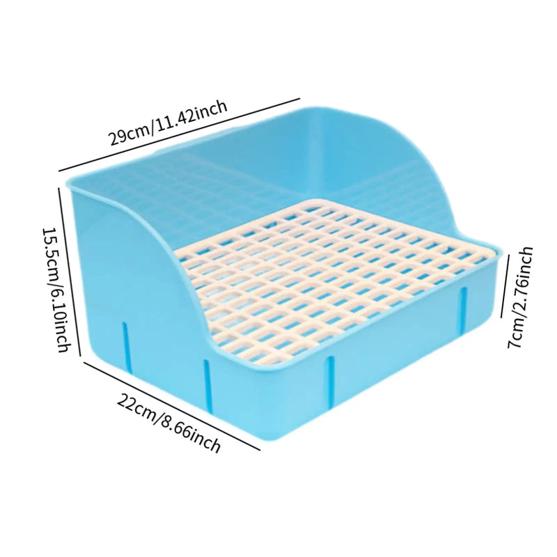 Rabbit Litter Tray Corner Toilet for Small Pets