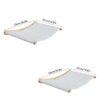 Wall-Mounted Cat Hammock Set with Climbing Shelves and Sisal Scratching Posts