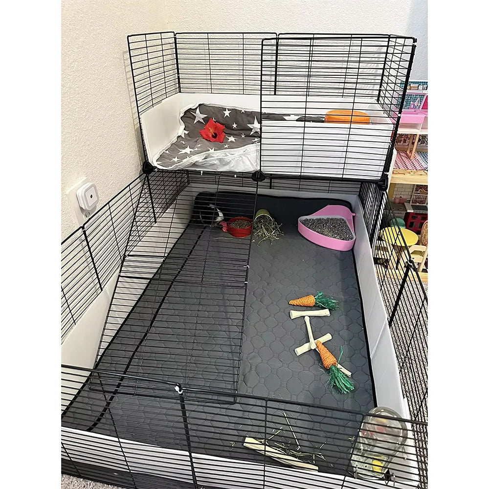 Reusable Non-Slip Guinea Pig Cage Liner Pad