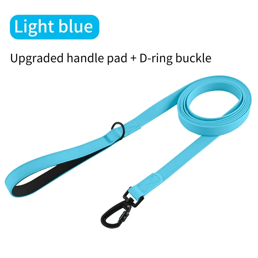 Long Waterproof Dog Training Leash with Padded Handle