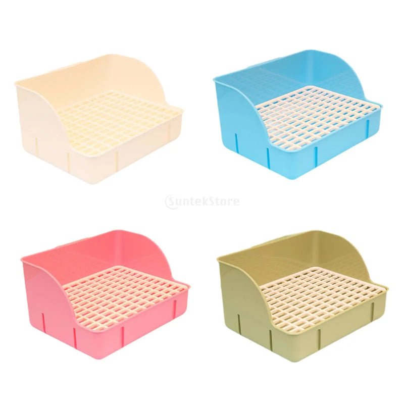 Rabbit Litter Tray Corner Toilet for Small Pets