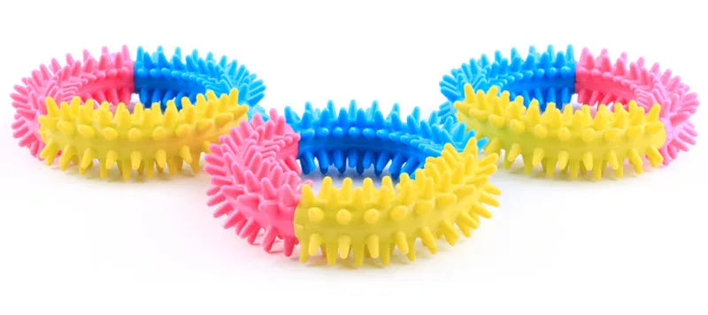 Durable Rubber Chew Toy for Small Dogs