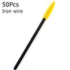 Disposable Eyelash Brushes (50-Pack) — Mascara Wand & Eyebrow Grooming Spoolies