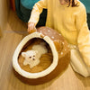 Maison-lit pliable pour chiens et chats