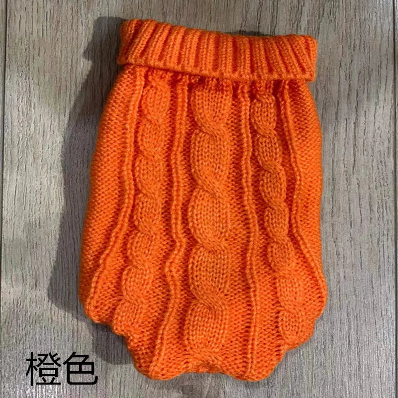 Knitted Winter Sweater for Dogs and Cats