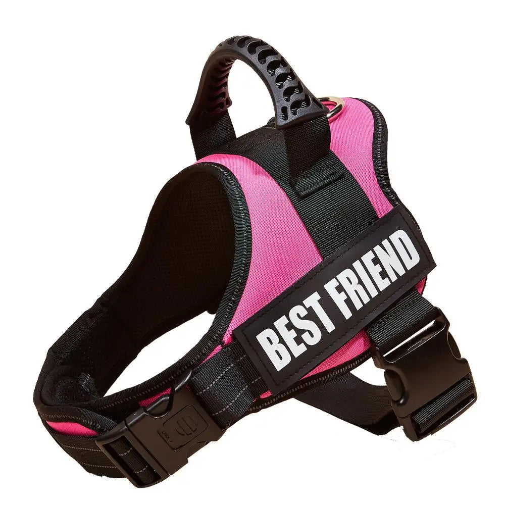 Adjustable No-Pull Dog Harness with Reflective Straps