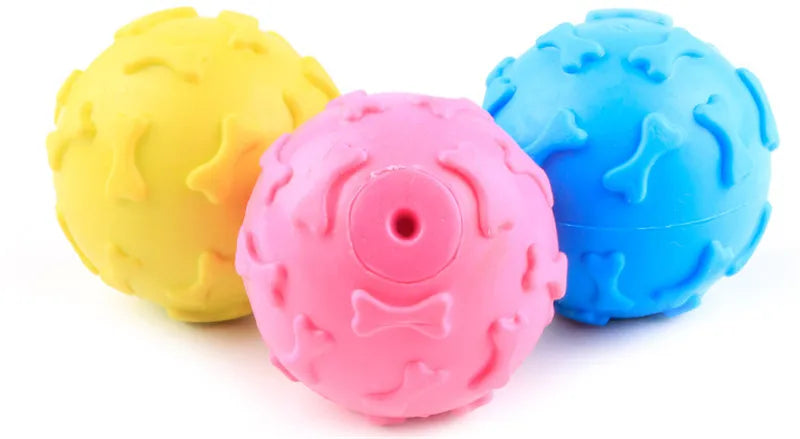 Durable Rubber Chew Toy for Small Dogs