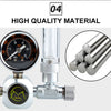 Aquarium CO2 Regulator Kit with Solenoid and Dual Gauges