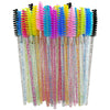 Disposable Eyelash Brushes (50-Pack) — Mascara Wand & Eyebrow Grooming Spoolies