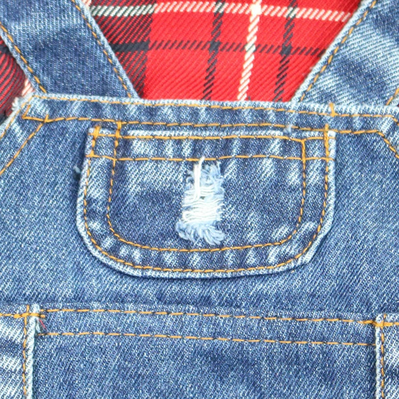 Mono de Pet con Capucha y Estampado Vaquero