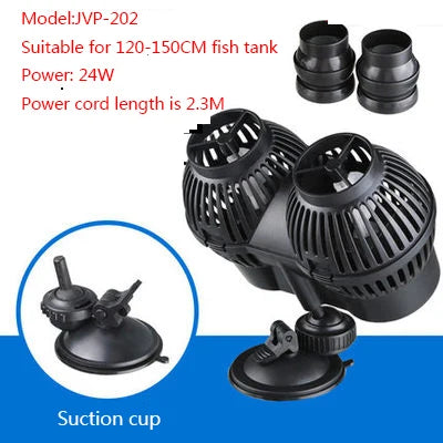Aquarium Wave Maker with Suction Cup Mount for Water Circulation and Aeration