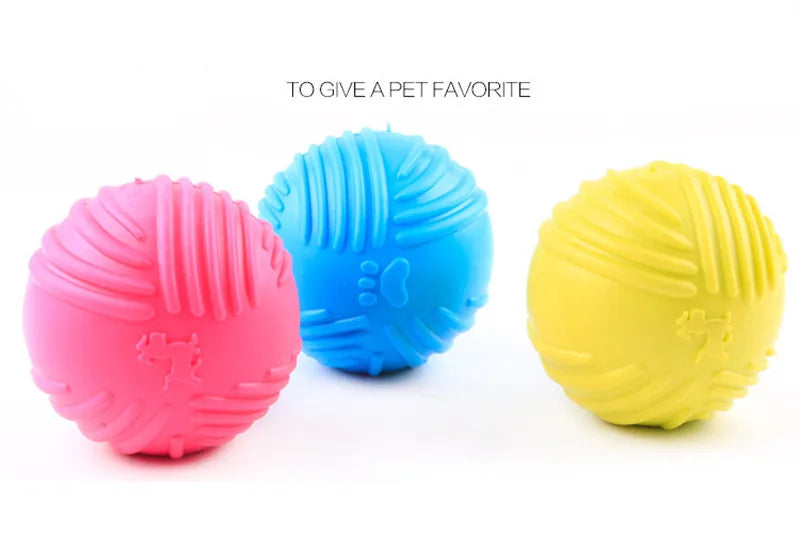Durable Rubber Chew Toy for Small Dogs