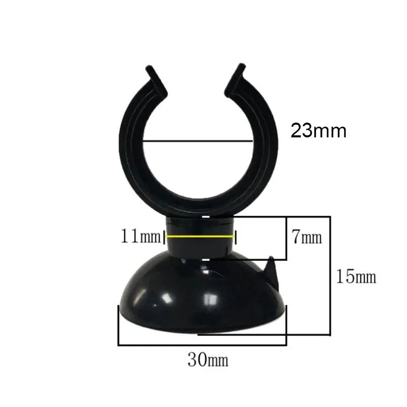 Saugnapf-Halter für Aquarium-Luftschläuche (5er-Pack)