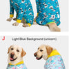 Cartoon Print Cotton Pajamas for Medium and Large Dogs