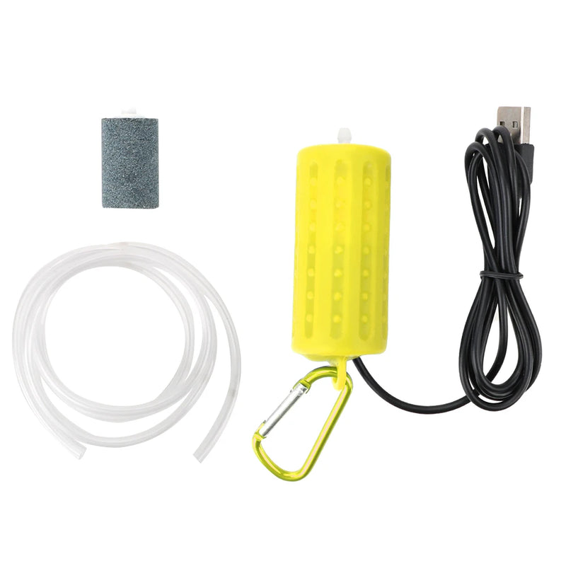 Pompe à air USB compacte pour aquariums