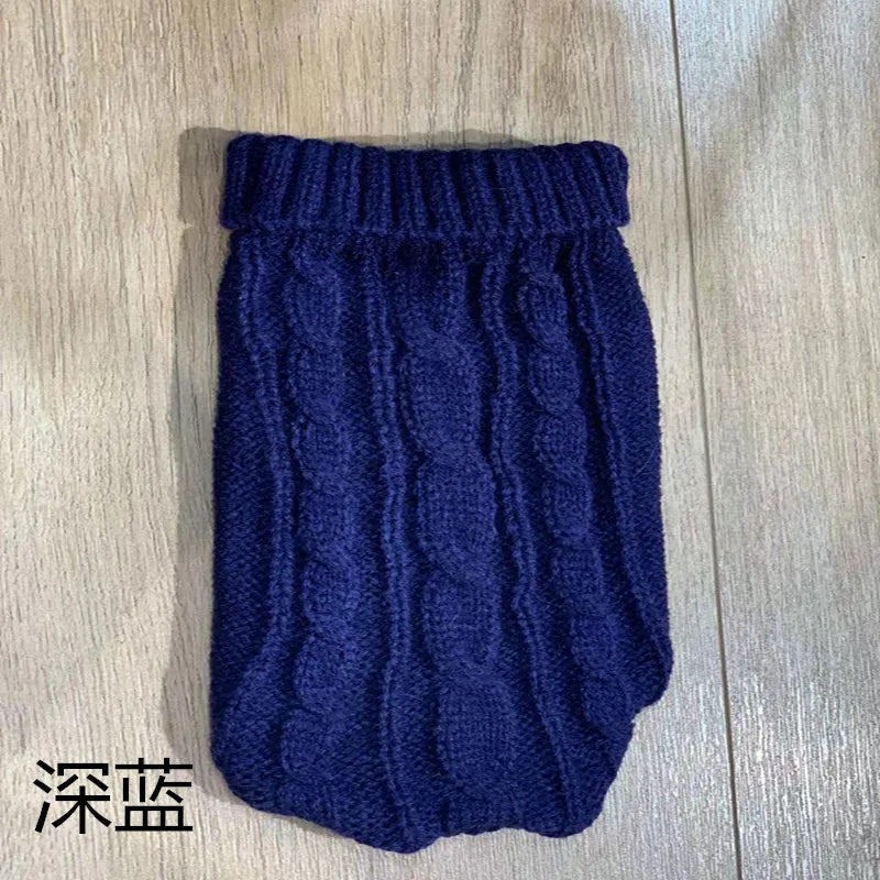 Knitted Winter Sweater for Dogs and Cats