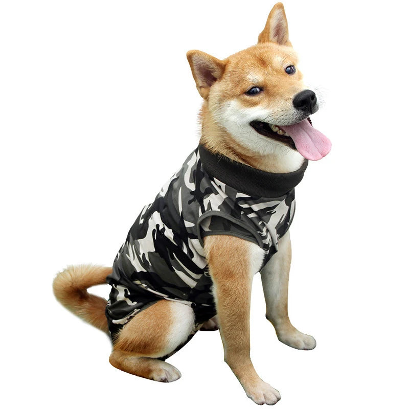 Breathable Pet Recovery Suit for Dogs and Cats