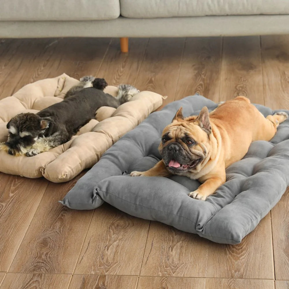 Cozy Cotton Pet Sofa Bed for Dogs and Cats