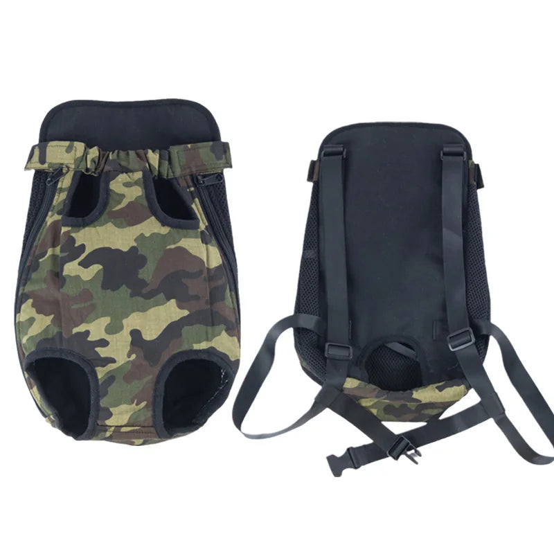 Mochila Transportadora de Mezclilla para Mascotas