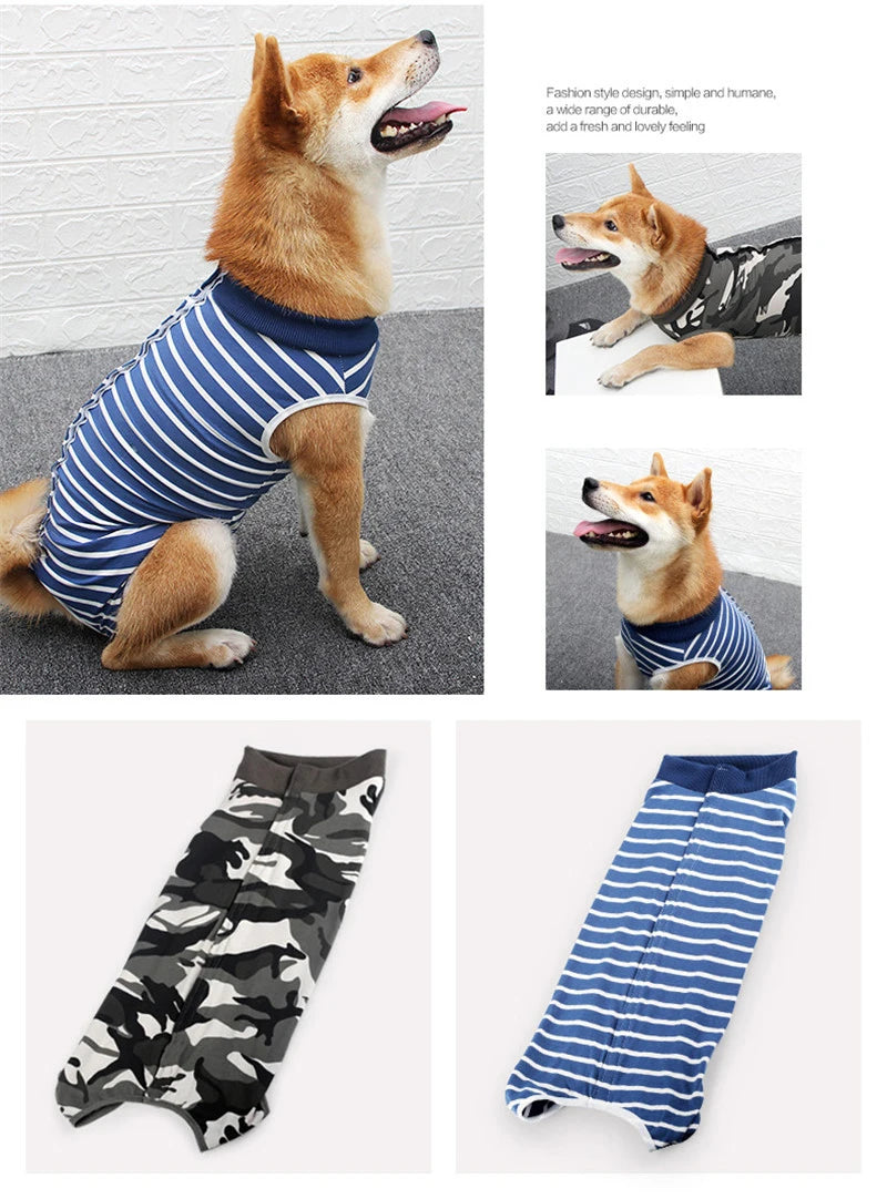 Breathable Pet Recovery Suit for Dogs and Cats