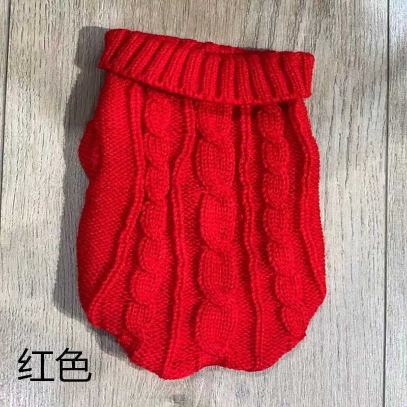 Knitted Winter Sweater for Dogs and Cats
