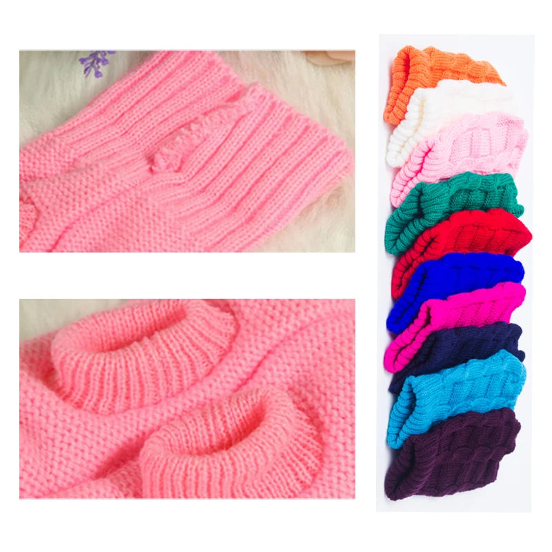 Knitted Winter Sweater for Dogs and Cats