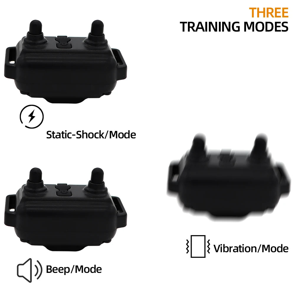 Rechargeable Dog Training Collar with Remote – 800m Range, Waterproof