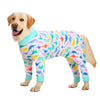 Cartoon Print Cotton Pajamas for Medium and Large Dogs