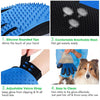 Gants de toilettage doux pour animaux