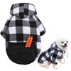 Abrigo de Fleece a Cuadros Reversible para Perro