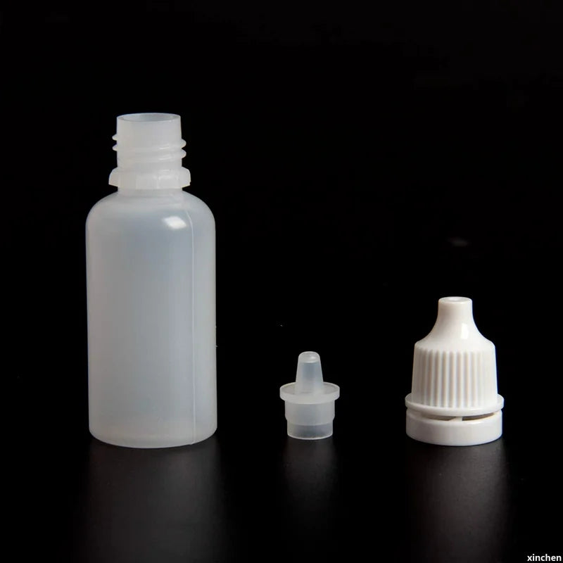 Empty Squeezable Liquid Dropper Bottles with Fine Tip (3-20 ml)