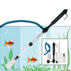 Aspirateur à Graviers et Changeur d'Eau pour Aquarium sur Piles
